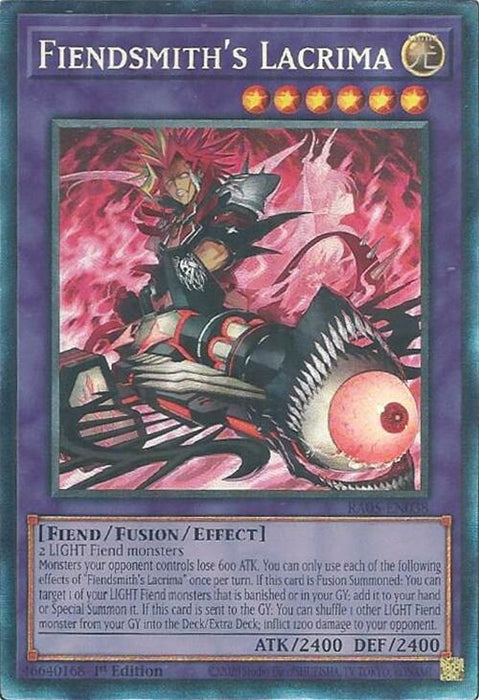 Image for Fiendsmith's Lacrima (Collector's Rare) (RA05-EN038) [Rarity Collection 5] - YuGiOh