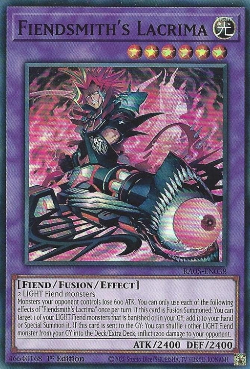 Image for Fiendsmith's Lacrima (RA05-EN038) [Rarity Collection 5] - YuGiOh