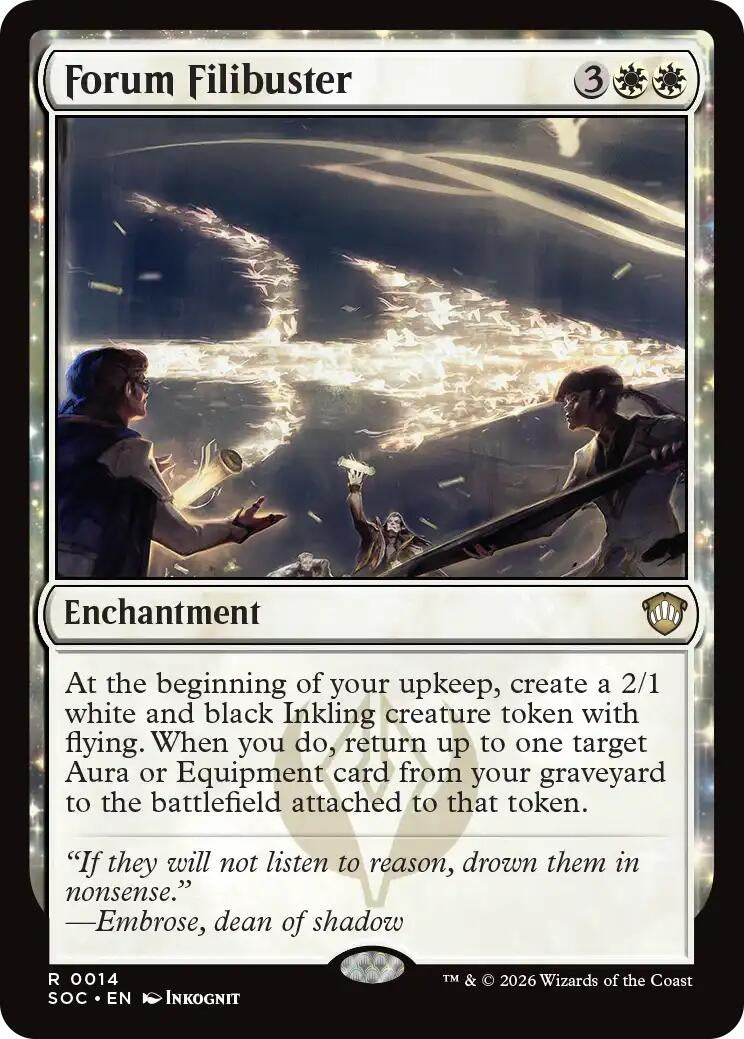 Image for Forum Filibuster (14) [Secrets of Strixhaven] - Magic: The Gathering