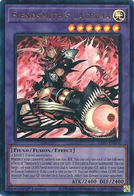 Image for Fiendsmith's Lacrima (Ultra Rare) (RA05-EN038) [Rarity Collection 5] - YuGiOh
