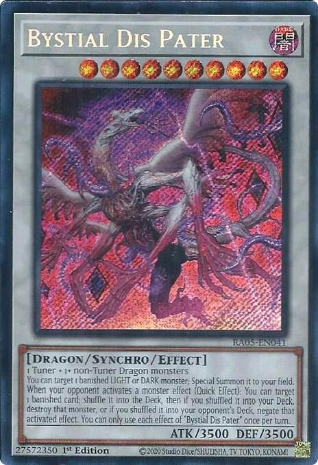 Image for Bystial Dis Pater (Secret Rare) (RA05-EN041) [Rarity Collection 5] - YuGiOh