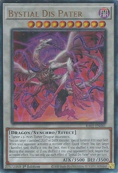 Image for Bystial Dis Pater (Ultimate Rare) (RA05-EN041) [Rarity Collection 5] - YuGiOh