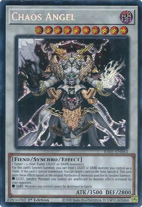 Image for Chaos Angel (Secret Rare) (RA05-EN043) [Rarity Collection 5] - YuGiOh