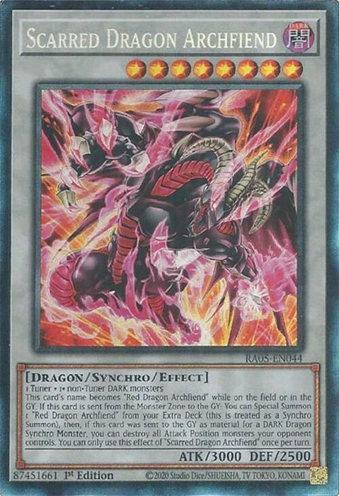 Image for Scarred Dragon Archfiend (Collector's Rare) (RA05-EN044) [Rarity Collection 5] - YuGiOh