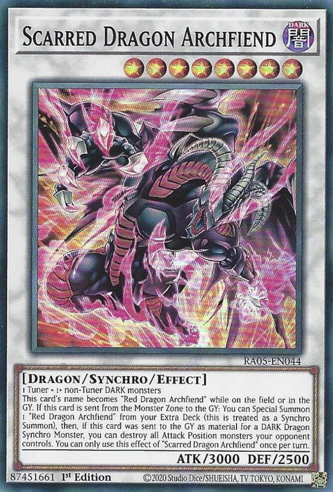 Image for Scarred Dragon Archfiend (RA05-EN044) [Rarity Collection 5] - YuGiOh