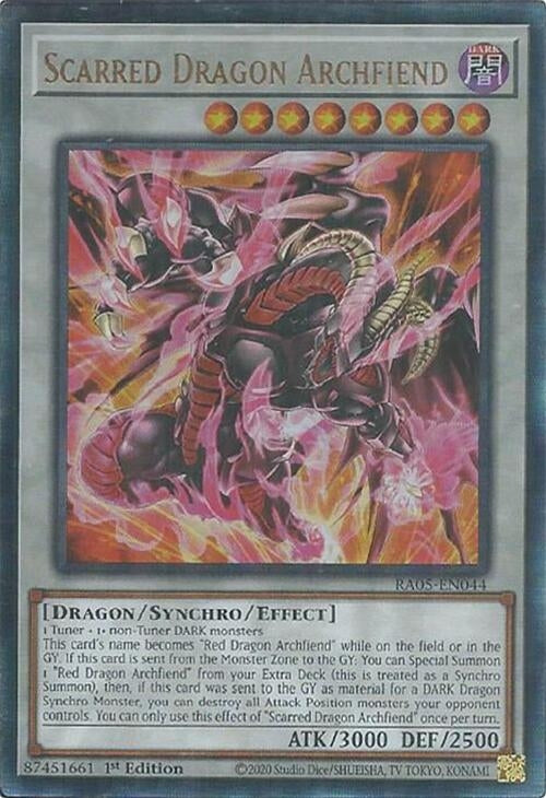 Image for Scarred Dragon Archfiend (Ultimate Rare) (RA05-EN044) [Rarity Collection 5] - YuGiOh