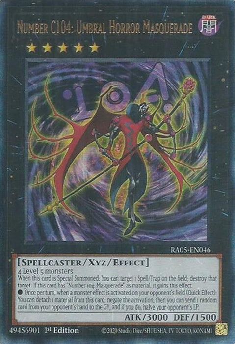 Image for Number C104: Umbral Horror Masquerade (Ultimate Rare) (RA05-EN046) [Rarity Collection 5] - YuGiOh