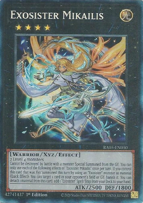 Image for Exosister Mikailis (Collector's Rare) (RA05-EN050) [Rarity Collection 5] - YuGiOh