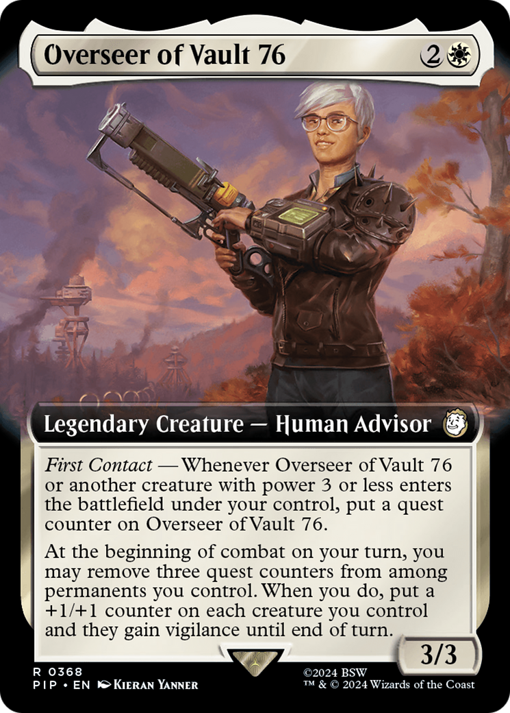Overseer of Vault 76 (Extended Art) (368) [Universes Beyond: Fallout]