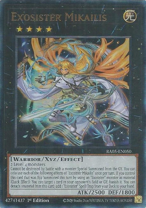 Image for Exosister Mikailis (Ultimate Rare) (RA05-EN050) [Rarity Collection 5] - YuGiOh