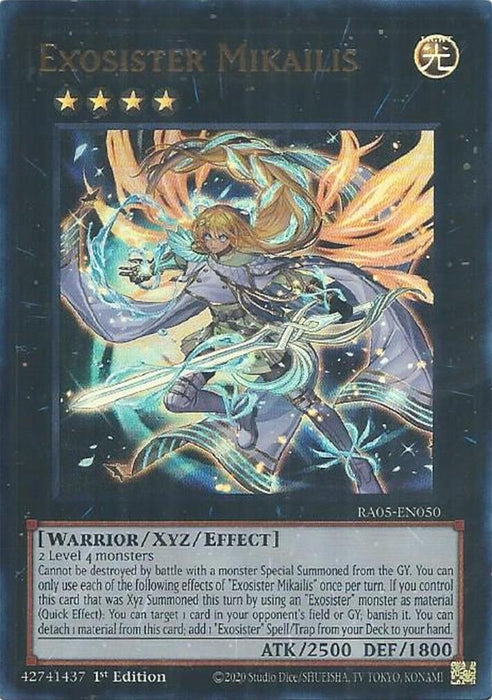 Image for Exosister Mikailis (Ultra Rare) (RA05-EN050) [Rarity Collection 5] - YuGiOh