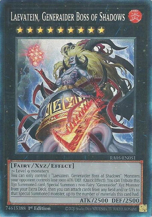 Image for Laevatein, Generaider Boss of Shadows (Collector's Rare) (RA05-EN051) [Rarity Collection 5] - YuGiOh