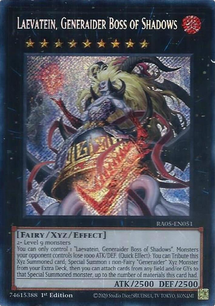 Image for Laevatein, Generaider Boss of Shadows (Secret Rare) (RA05-EN051) [Rarity Collection 5] - YuGiOh
