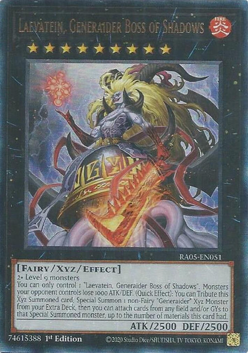 Image for Laevatein, Generaider Boss of Shadows (Ultimate Rare) (RA05-EN051) [Rarity Collection 5] - YuGiOh