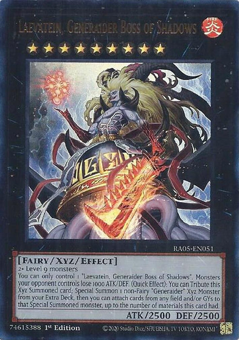 Image for Laevatein, Generaider Boss of Shadows (Ultra Rare) (RA05-EN051) [Rarity Collection 5] - YuGiOh