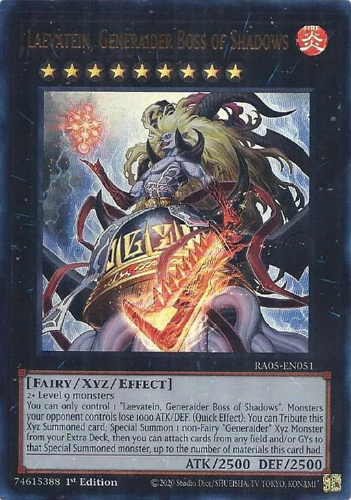 Image for Laevatein, Generaider Boss of Shadows (Ultra Rare) (RA05-EN051) [Rarity Collection 5] - YuGiOh