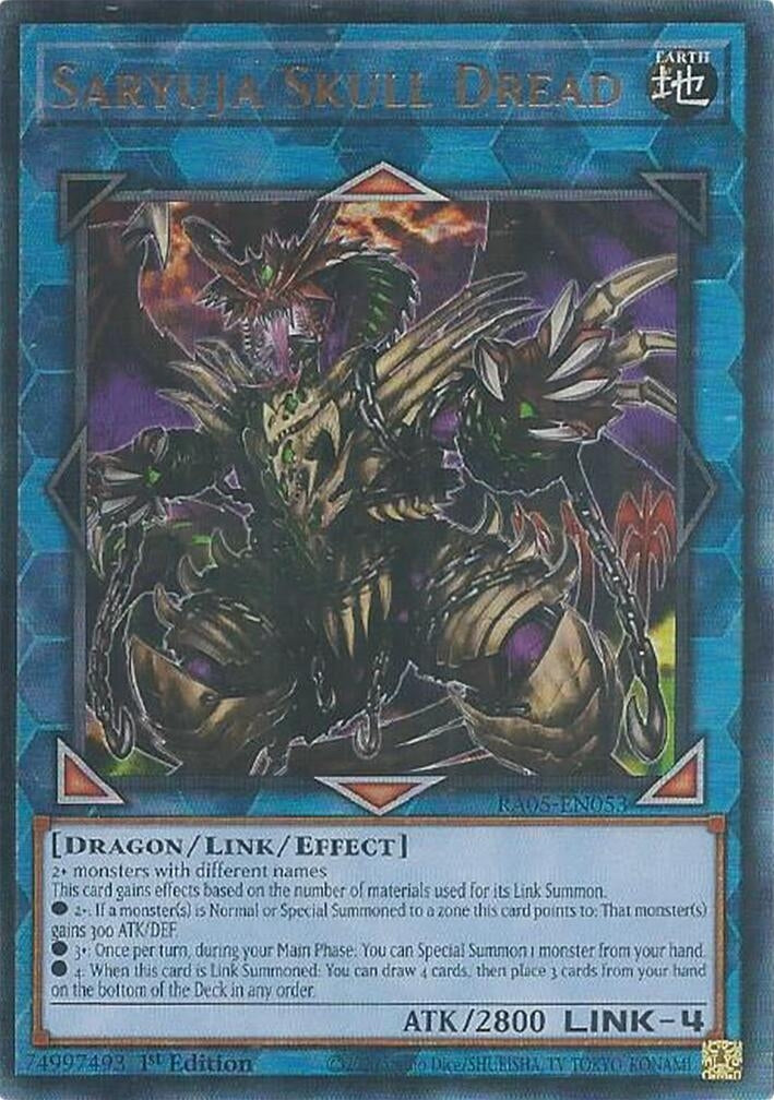 Image for Saryuja Skull Dread (Ultimate Rare) (RA05-EN053) [Rarity Collection 5] - YuGiOh