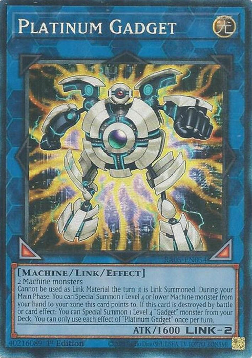 Image for Platinum Gadget (Collector's Rare) (RA05-EN054) [Rarity Collection 5] - YuGiOh