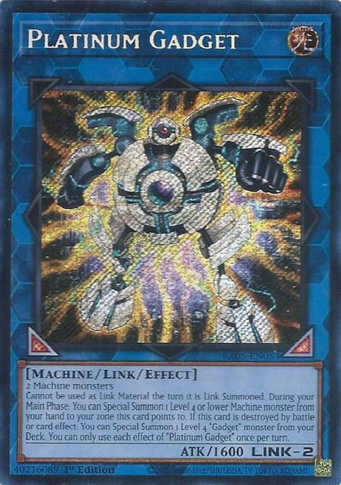 Image for Platinum Gadget (Secret Rare) (RA05-EN054) [Rarity Collection 5] - YuGiOh