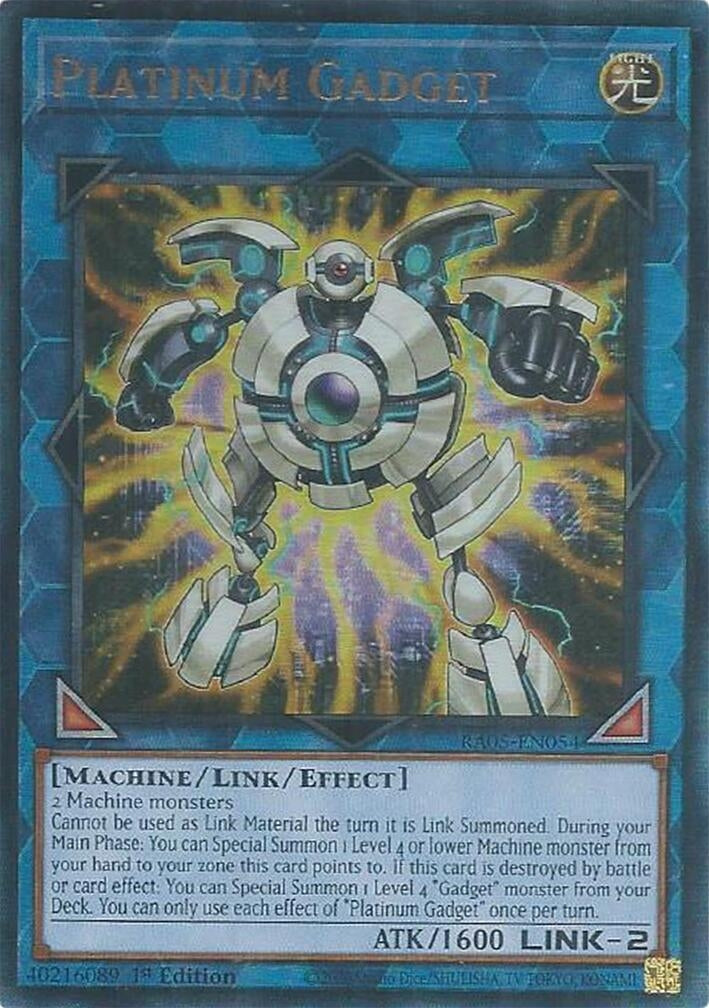 Image for Platinum Gadget (Ultimate Rare) (RA05-EN054) [Rarity Collection 5] - YuGiOh