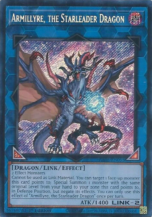 Image for Armillyre, the Starleader Dragon (Secret Rare) (RA05-EN055) [Rarity Collection 5] - YuGiOh