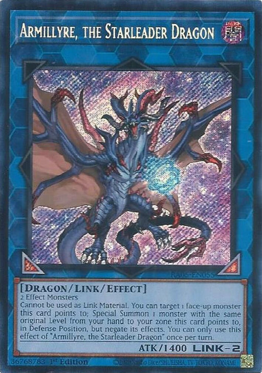 Image for Armillyre, the Starleader Dragon (Secret Rare) (RA05-EN055) [Rarity Collection 5] - YuGiOh