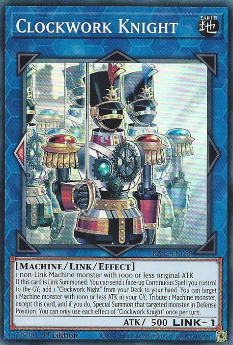 Image for Clockwork Knight (RA05-EN058) [Rarity Collection 5] - YuGiOh