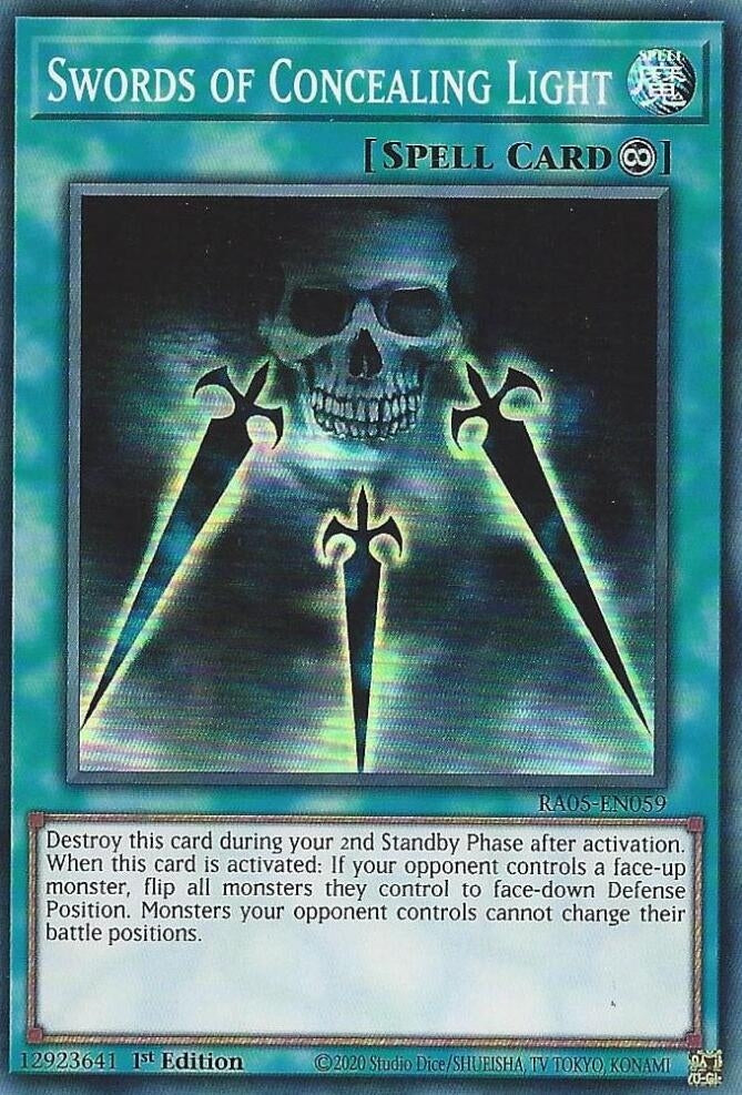 Image for Swords of Concealing Light (RA05-EN059) [Rarity Collection 5] - YuGiOh