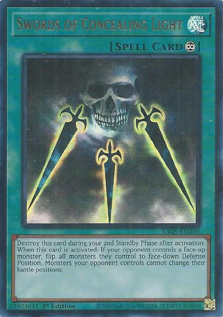 Image for Swords of Concealing Light (Ultra Rare) (RA05-EN059) [Rarity Collection 5] - YuGiOh