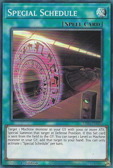 Image for Special Schedule (RA05-EN060) [Rarity Collection 5] - YuGiOh