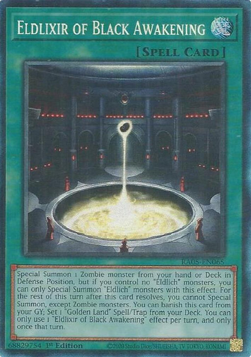 Image for Eldlixir of Black Awakening (Collector's Rare) (RA05-EN065) [Rarity Collection 5] - YuGiOh
