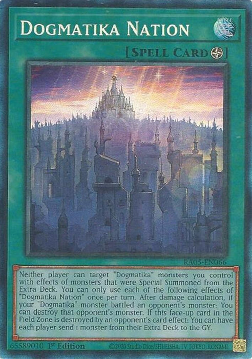 Image for Dogmatika Nation (Collector's Rare) (RA05-EN066) [Rarity Collection 5] - YuGiOh