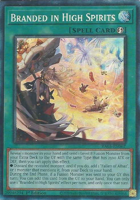 Image for Branded in High Spirits (Collector's Rare) (RA05-EN067) [Rarity Collection 5] - YuGiOh