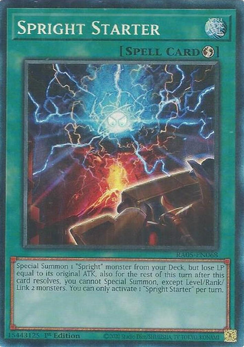 Image for Spright Starter (Collector's Rare) (RA05-EN068) [Rarity Collection 5] - YuGiOh