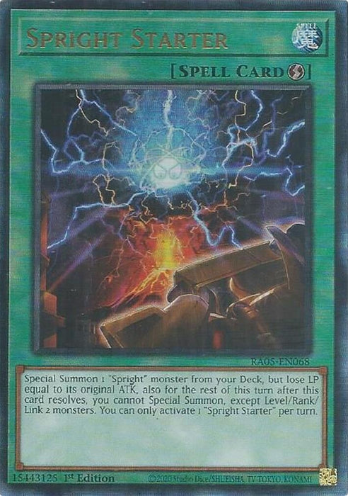 Image for Spright Starter (Ultimate Rare) (RA05-EN068) [Rarity Collection 5] - YuGiOh