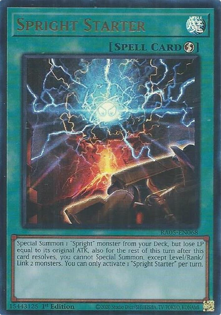 Image for Spright Starter (Ultra Rare) (RA05-EN068) [Rarity Collection 5] - YuGiOh