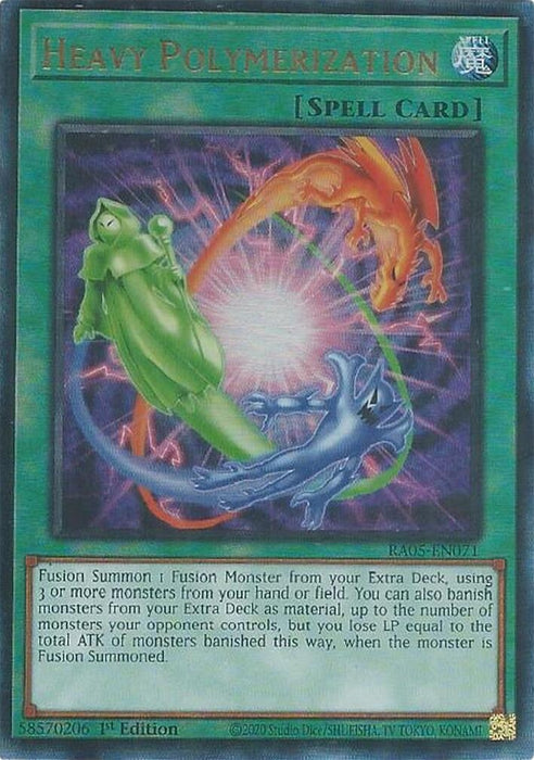 Image for Heavy Polymerization (Ultimate Rare) (RA05-EN071) [Rarity Collection 5] - YuGiOh