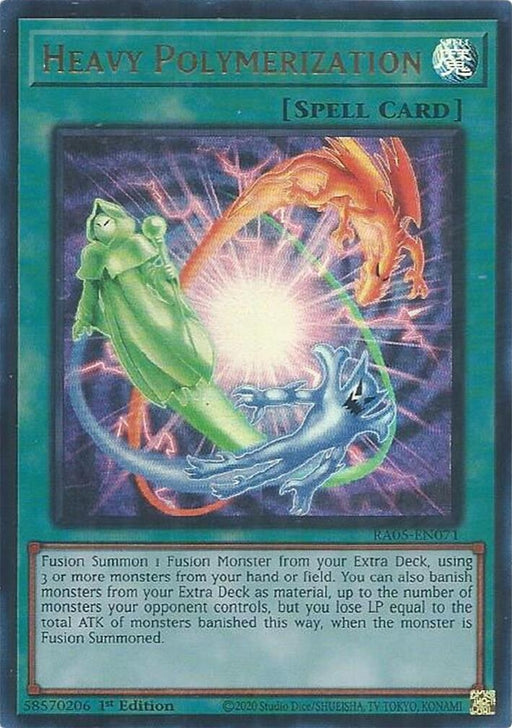 Image for Heavy Polymerization (Ultra Rare) (RA05-EN071) [Rarity Collection 5] - YuGiOh