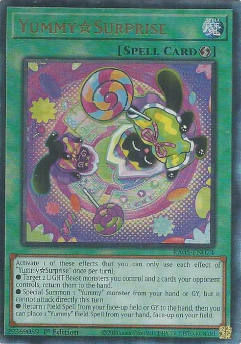 Image for YummySurprise (Ultimate Rare) (RA05-EN074) [Rarity Collection 5] - YuGiOh