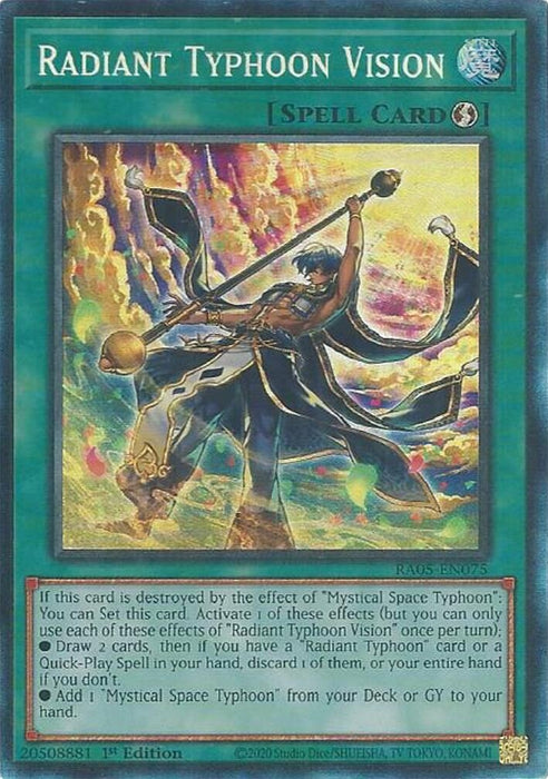 Image for Radiant Typhoon Vision (Collector's Rare) (RA05-EN075) [Rarity Collection 5] - YuGiOh