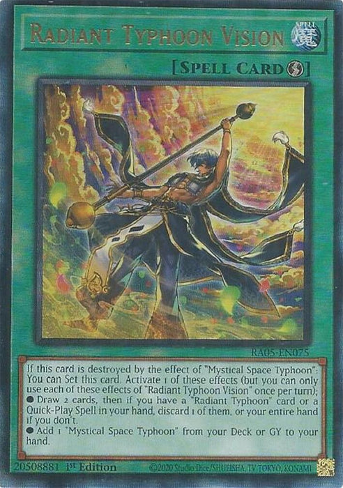 Image for Radiant Typhoon Vision (Ultimate Rare) (RA05-EN075) [Rarity Collection 5] - YuGiOh