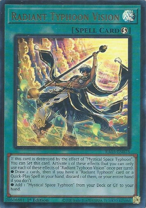 Image for Radiant Typhoon Vision (Ultra Rare) (RA05-EN075) [Rarity Collection 5] - YuGiOh