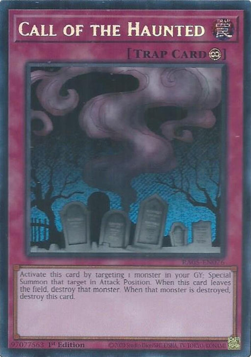 Image for Call of the Haunted (Secret Rare) (RA05-EN076) [Rarity Collection 5] - YuGiOh