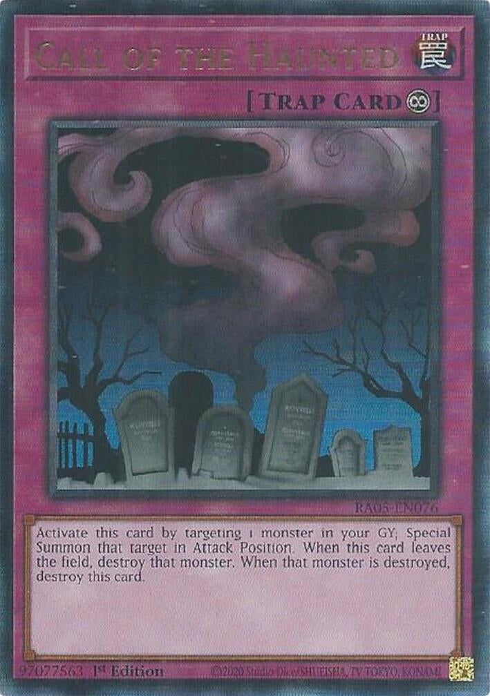 Image for Call of the Haunted (Ultimate Rare) (RA05-EN076) [Rarity Collection 5] - YuGiOh