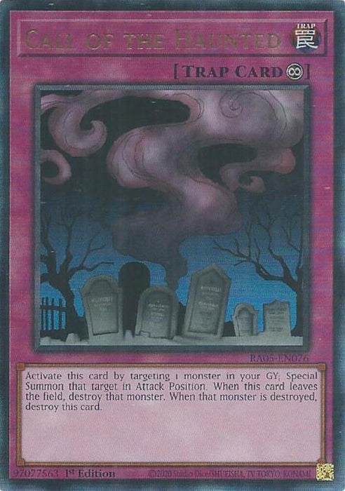 Image for Call of the Haunted (Ultimate Rare) (RA05-EN076) [Rarity Collection 5] - YuGiOh