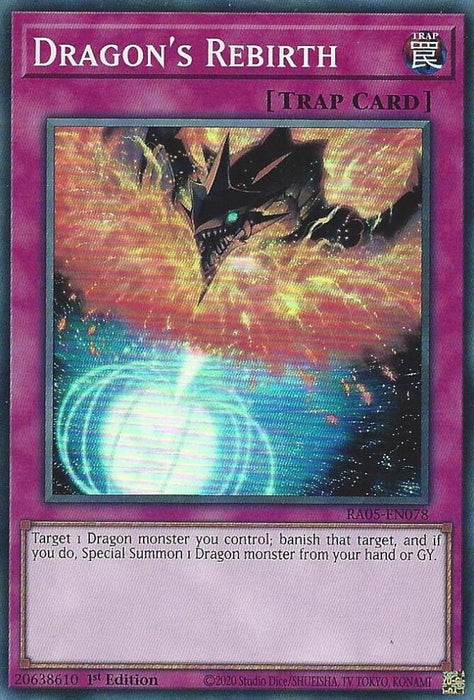 Image for Dragon's Rebirth (RA05-EN078) [Rarity Collection 5] - YuGiOh