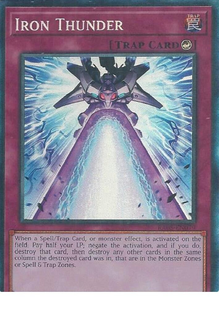 Image for Iron Thunder (Collector's Rare) (RA05-EN079) [Rarity Collection 5] - YuGiOh
