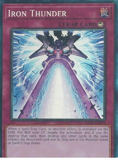 Image for Iron Thunder (Collector's Rare) (RA05-EN079) [Rarity Collection 5] - YuGiOh