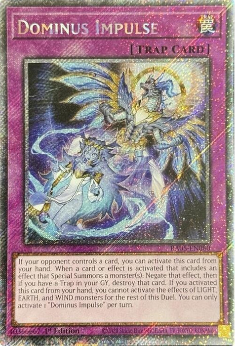 Dominus Impulse (Platinum Secret Rare) (RA05-EN080) [Rarity Collection 5]