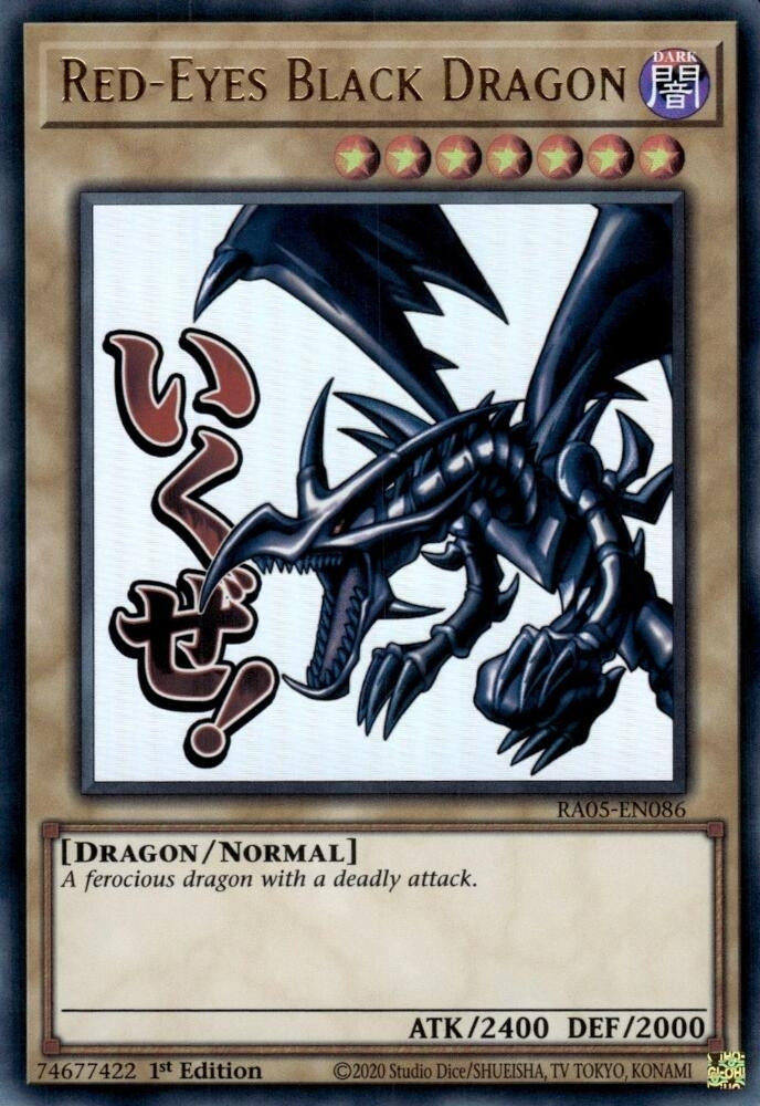Image for Red-Eyes Black Dragon (RA05-EN086) [Rarity Collection 5] - YuGiOh